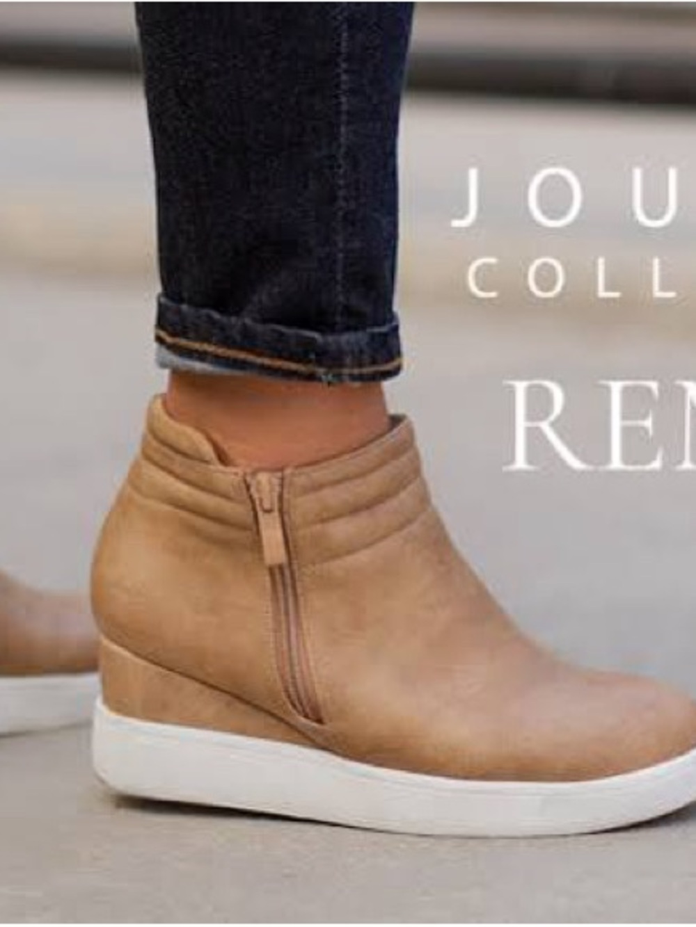 Journey Remmy Wedge Ankle Sneakers - Comfortable Everyday Style. 8